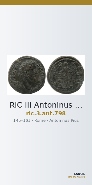 RIC III Antoninus Pius 798 — CANOA