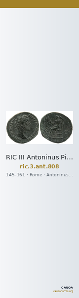 RIC III Antoninus Pius 808 — CANOA