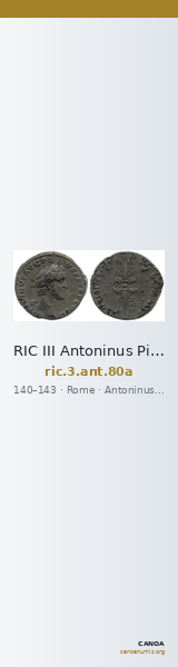 RIC III Antoninus Pius 80a — CANOA