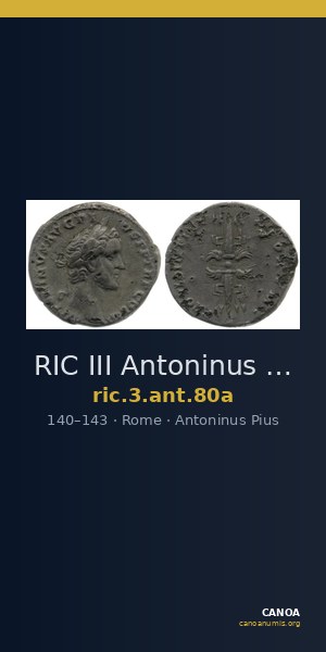 RIC III Antoninus Pius 80a — CANOA
