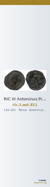 RIC III Antoninus Pius 811 — CANOA