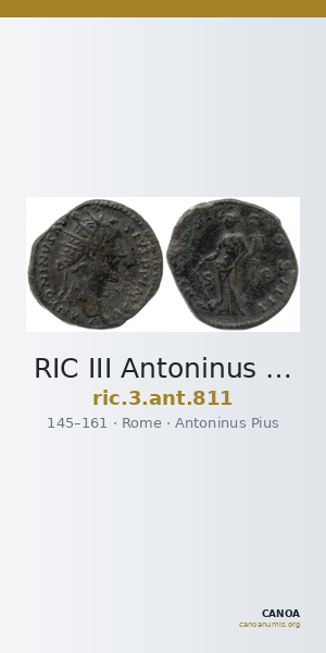 RIC III Antoninus Pius 811 — CANOA