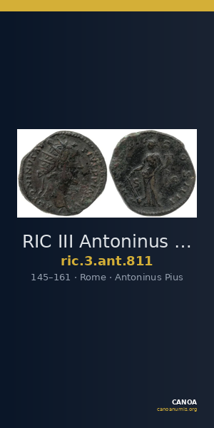 RIC III Antoninus Pius 811 — CANOA