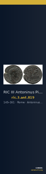 RIC III Antoninus Pius 819 — CANOA