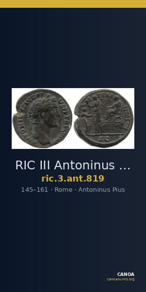 RIC III Antoninus Pius 819 — CANOA