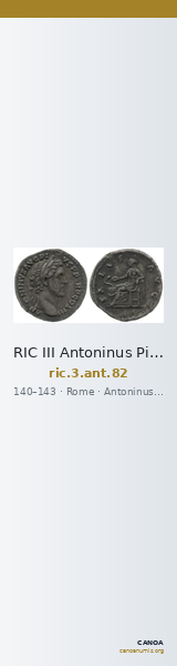 RIC III Antoninus Pius 82 — CANOA