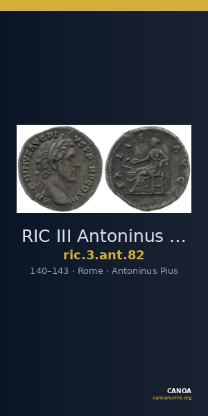 RIC III Antoninus Pius 82 — CANOA