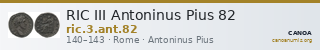 RIC III Antoninus Pius 82 — CANOA