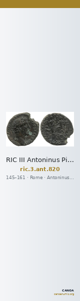 RIC III Antoninus Pius 820 — CANOA