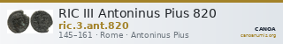 RIC III Antoninus Pius 820 — CANOA