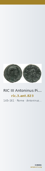 RIC III Antoninus Pius 823 — CANOA