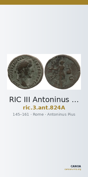 RIC III Antoninus Pius 824A — CANOA