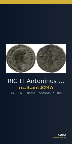 RIC III Antoninus Pius 824A — CANOA