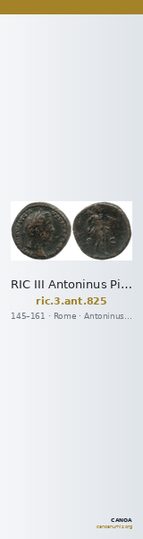 RIC III Antoninus Pius 825 — CANOA