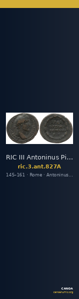 RIC III Antoninus Pius 827A — CANOA