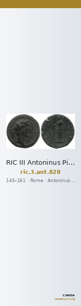 RIC III Antoninus Pius 828 — CANOA