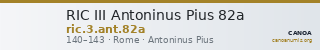 RIC III Antoninus Pius 82a — CANOA
