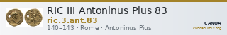 RIC III Antoninus Pius 83 — CANOA