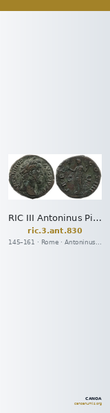 RIC III Antoninus Pius 830 — CANOA