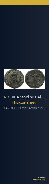 RIC III Antoninus Pius 830 — CANOA