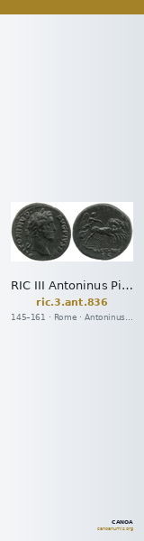 RIC III Antoninus Pius 836 — CANOA