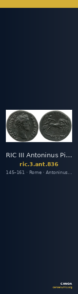 RIC III Antoninus Pius 836 — CANOA