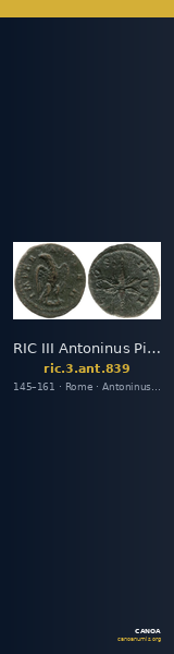 RIC III Antoninus Pius 839 — CANOA