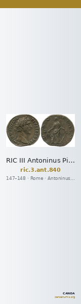 RIC III Antoninus Pius 840 — CANOA