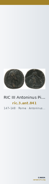 RIC III Antoninus Pius 841 — CANOA