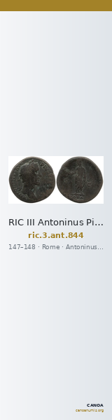 RIC III Antoninus Pius 844 — CANOA