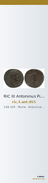 RIC III Antoninus Pius 855 — CANOA