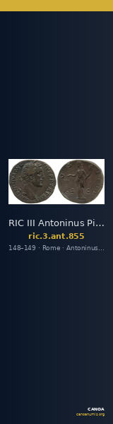 RIC III Antoninus Pius 855 — CANOA
