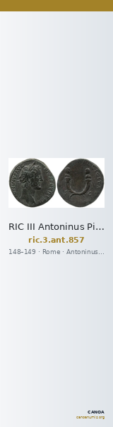 RIC III Antoninus Pius 857 — CANOA