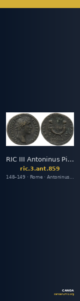 RIC III Antoninus Pius 859 — CANOA