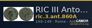 RIC III Antoninus Pius 860A — CANOA