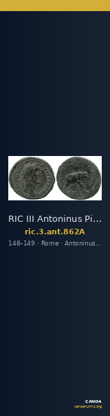 RIC III Antoninus Pius 862A — CANOA