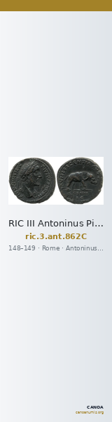 RIC III Antoninus Pius 862C — CANOA