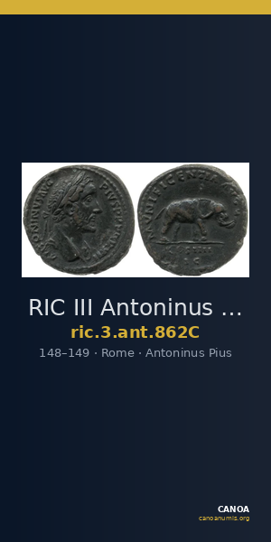 RIC III Antoninus Pius 862C — CANOA