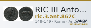 RIC III Antoninus Pius 862C — CANOA