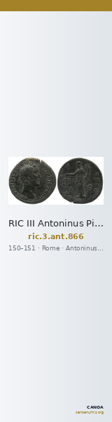 RIC III Antoninus Pius 866 — CANOA