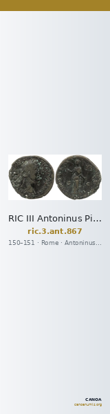 RIC III Antoninus Pius 867 — CANOA