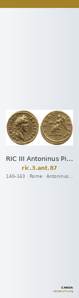 RIC III Antoninus Pius 87 — CANOA