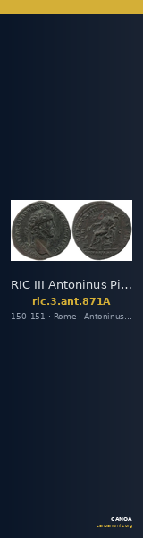 RIC III Antoninus Pius 871A — CANOA