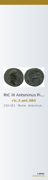 RIC III Antoninus Pius 880 — CANOA