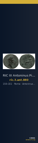 RIC III Antoninus Pius 880 — CANOA