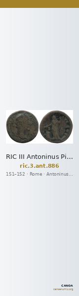 RIC III Antoninus Pius 886 — CANOA