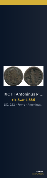 RIC III Antoninus Pius 886 — CANOA