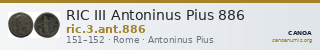 RIC III Antoninus Pius 886 — CANOA