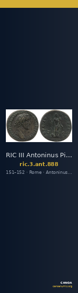 RIC III Antoninus Pius 888 — CANOA