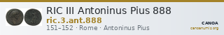 RIC III Antoninus Pius 888 — CANOA